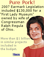 Some of these 2007 earmarks were crazy. One provided $1 million for the Daschle Center for Public Service and Democracy, housing the papers of Tom Daschle of South Dakota, defeated in 2004. All they needed was a shredder.